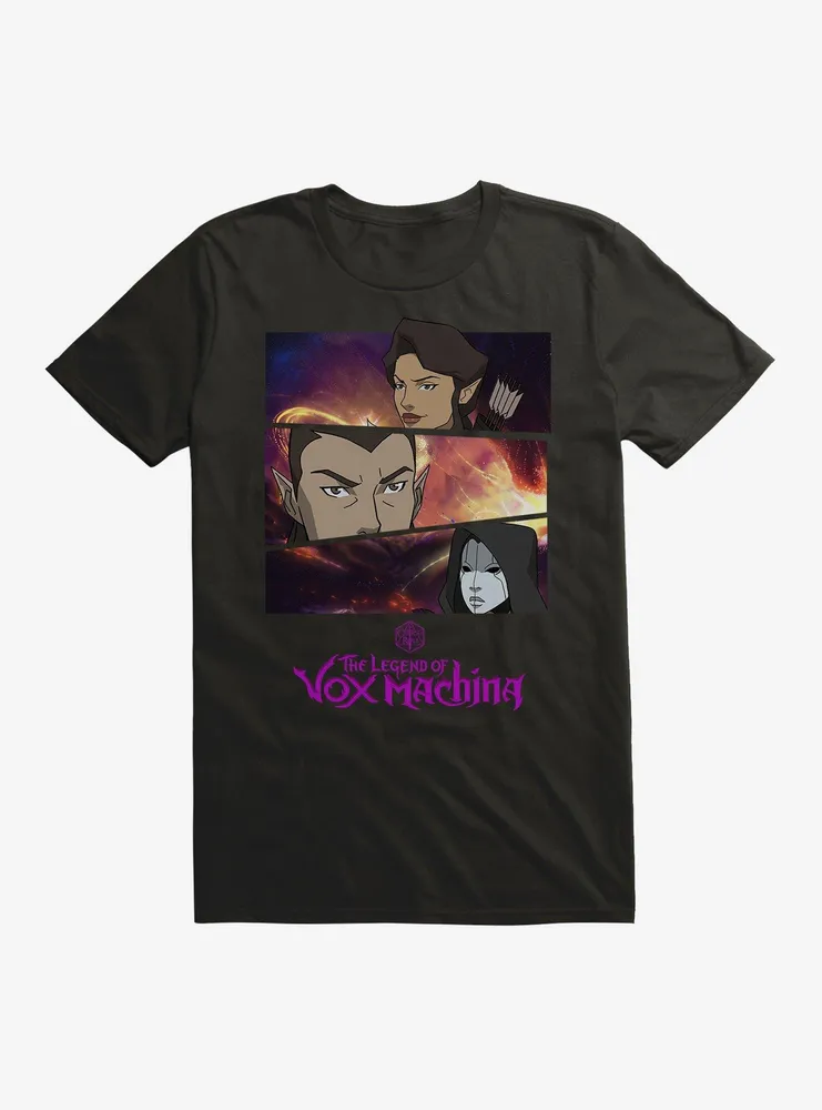 Critical Role The Legend Of Vox Machina Vex, Vax, & Matron Ravens T-Shirt