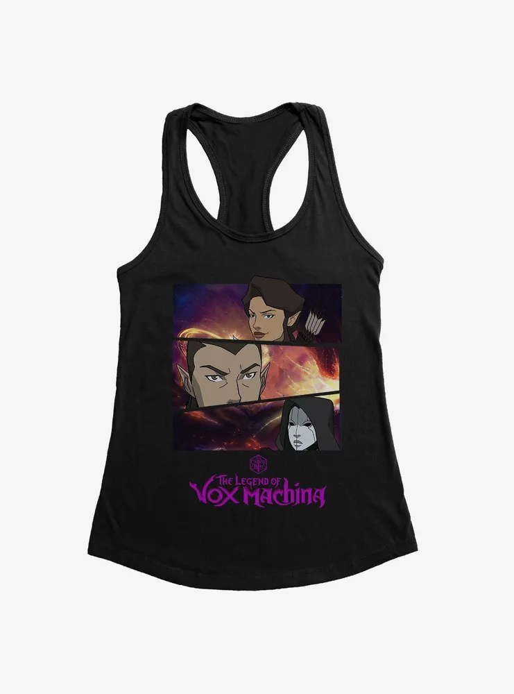 Critical Role The Legend Of Vox Machina Vex, Vax, & Matron Ravens Womens Tank Top