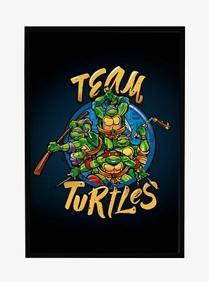 Teenage Mutant Ninja Turtles Team Framed Poster