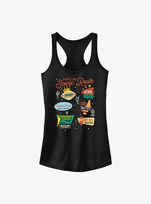 Cars Take The Scenic Route Girls Tank