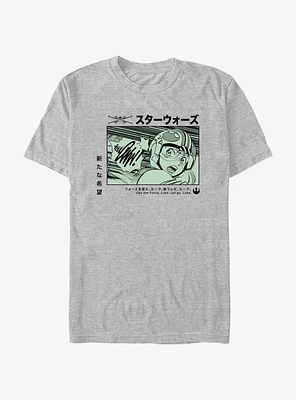 Star Wars Anime Luke Panel T-Shirt