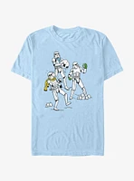 Star Wars Snow Fight Storm Troopers T-Shirt