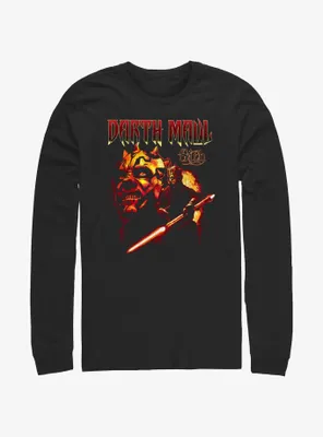 Star Wars Heavy Metal Darth Maul Long-Sleeve T-Shirt