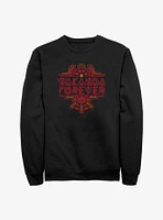 Marvel Black Panther: Wakanda Forever Intricate Logo Sweatshirt