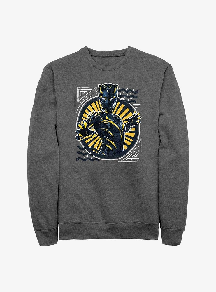 Marvel Black Panther: Wakanda Forever Painted Shuri Badge Sweatshirt