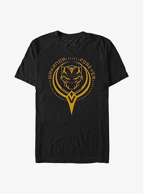 Marvel Black Panther: Wakanda Forever Golden Badge T-Shirt