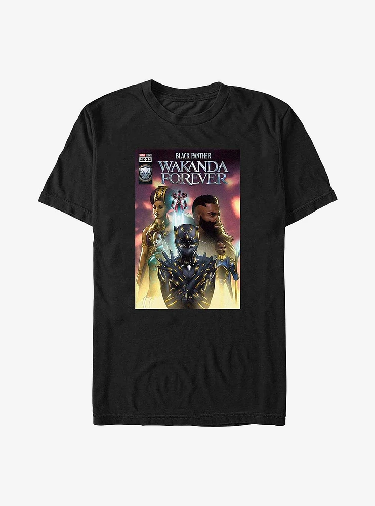 Marvel Black Panther: Wakanda Forever Shuri Comic Cover Poster T-Shirt