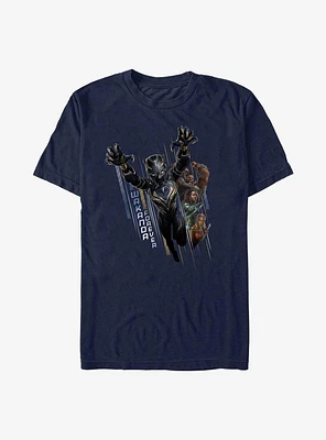Marvel Black Panther: Wakanda Forever Warriors Take Action T-Shirt
