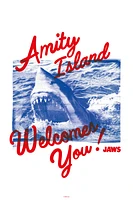 Jaws Amity Island Welcomes You! Poster