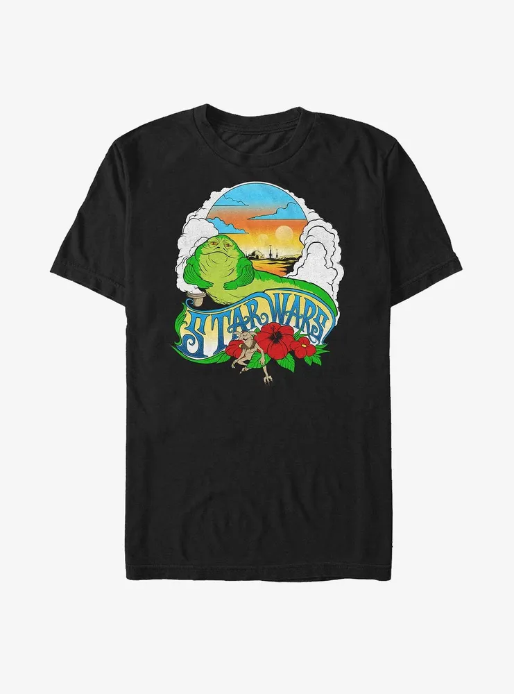 Star Wars Jabba The Hutt Cartoon T-Shirt