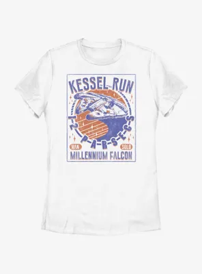 Star Wars Kessel Run Millennium Falcon Womens T-Shirt