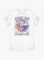 Star Wars Kessel Run Millennium Falcon Womens T-Shirt