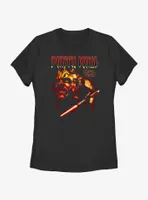 Star Wars Heavy Metal Darth Maul Womens T-Shirt