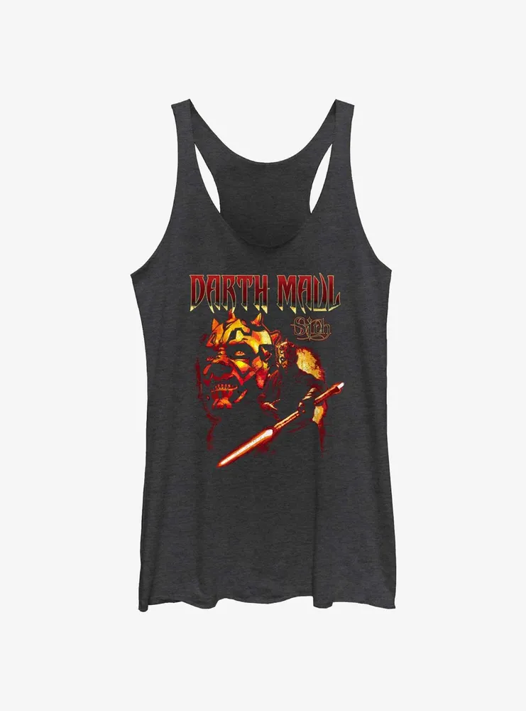 Star Wars Heavy Metal Darth Maul Womens Tank Top