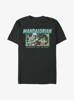 Star Wars The Mandalorian Chibi Chase Child T-Shirt