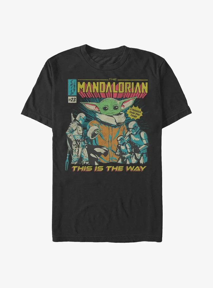 Star Wars The Mandalorian Child Comic Poster T-Shirt