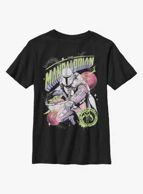Star Wars The Mandalorian Bounty Hunter Youth T-Shirt