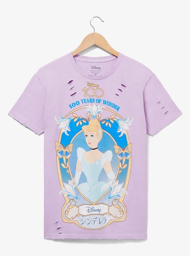 Disney 100 Cinderella Frame Portrait Women's T-Shirt - BoxLunch Exclusive