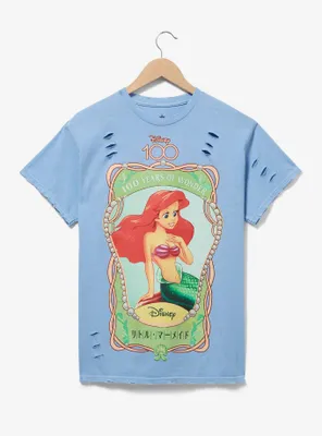 Disney 100 The Little Mermaid Ariel Frame Portrait Women's T-Shirt - BoxLunch Exclusive