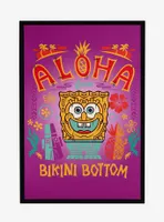 Spongebob Squarepants Aloha From Bikini Bottom Framed Poster