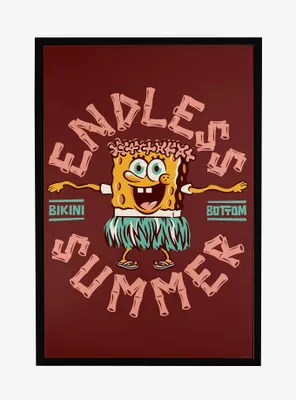 Spongebob Squarepants Bikini Bottom Endless Summer Framed Poster