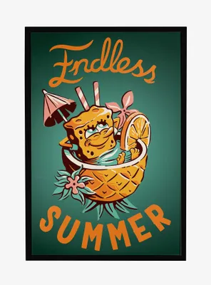 Spongebob Squarepants Endless Summer Colada Framed Poster