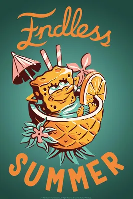 Spongebob Squarepants Endless Summer Colada Poster