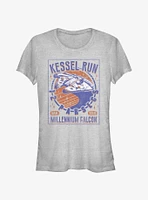 Star Wars Kessel Run Millennium Falcon Girls T-Shirt