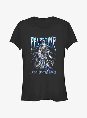 Star Wars Heavy Metal Palpatine Girls T-Shirt