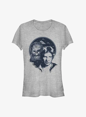 Star Wars Han Solo & Chewbacca Girls T-Shirt
