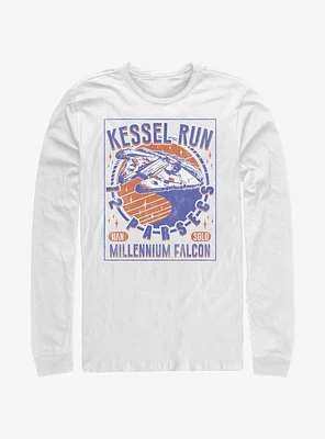 Star Wars Kessel Run Millennium Falcon Long-Sleeve T-Shirt