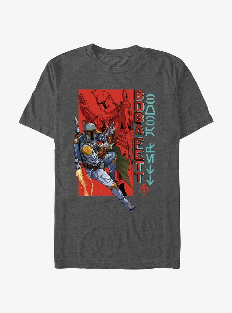 Star Wars Boba Fett Poses T-Shirt