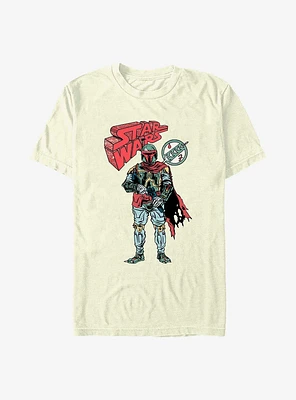 Star Wars Boba Hand Drawn T-Shirt