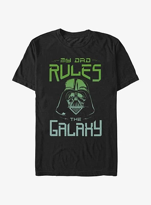 Star Wars Vader Dad Rules The Galaxy T-Shirt