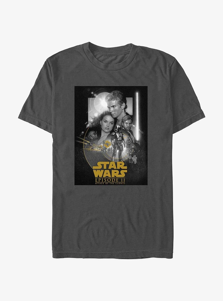 Star Wars Episode II: Attack Of The Clones Poster T-Shirt