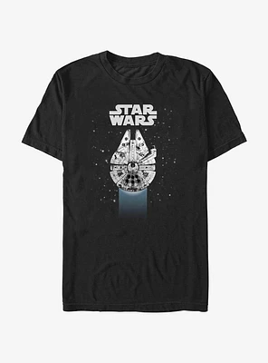Star Wars Millennium Falcon Fly By T-Shirt