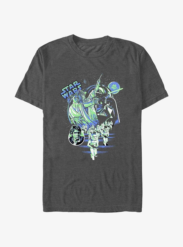 Star Wars Luke & Leia Versus Empire T-Shirt