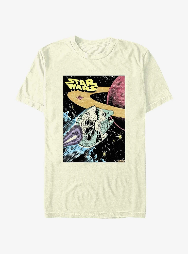 Star Wars Millennium Falcon By Fly T-Shirt