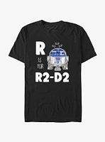Star Wars R Is For R2-D2 T-Shirt