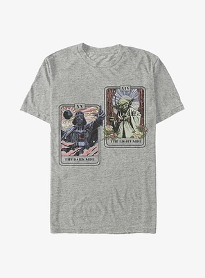 Star Wars Vader Yoda Staggered Cards T-Shirt