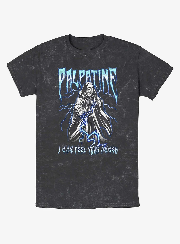 Star Wars Heavy Metal Palpatine Mineral Wash T-Shirt