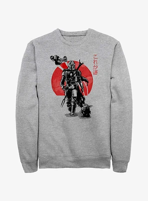 Star Wars The Mandalorian Sumi Ink Sunset Sweatshirt