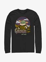 Star Wars The Mandalorian Grogu Child Vintage Long-Sleeve T-Shirt