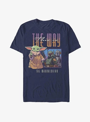 Star Wars The Mandalorian Way Retro T-Shirt