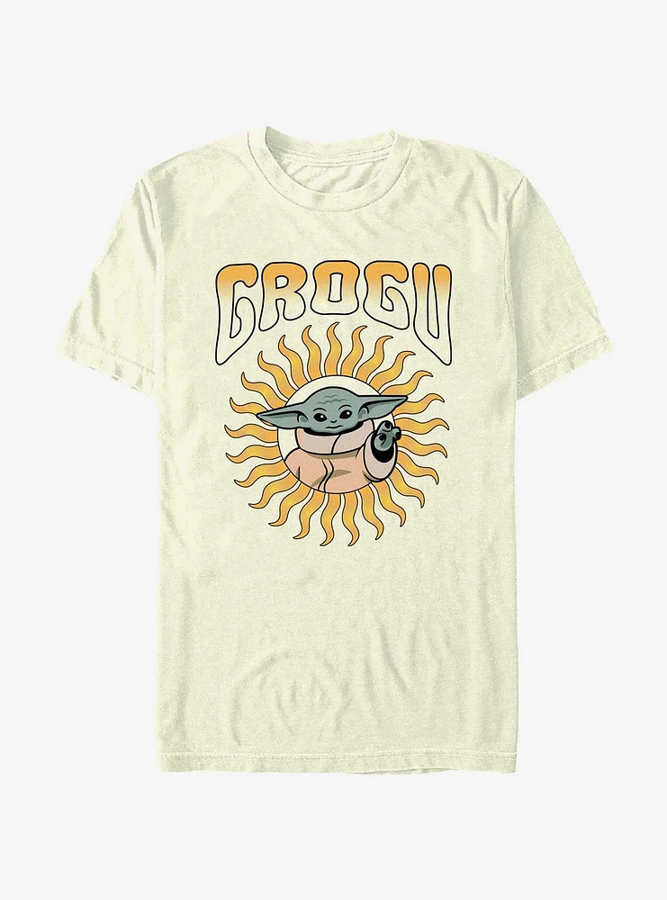 Star Wars The Mandalorian Grogu Sun Vibes T-Shirt