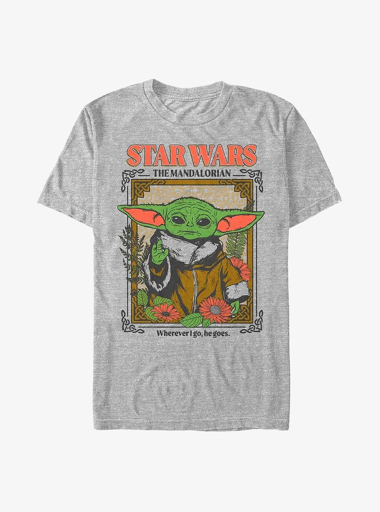 Star Wars The Mandalorian Lil Green Guy T-Shirt