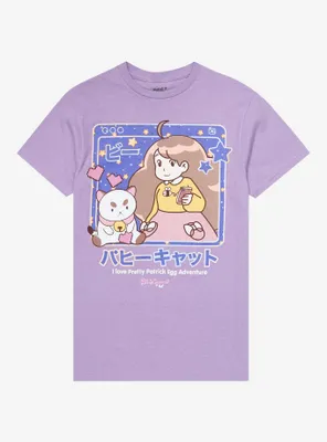 Bee And PuppyCat: Lazy Space Duo Boyfriend Fit Girls T-Shirt