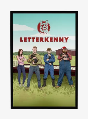 Letterkenny Take Your Dog To Work Framed Poster