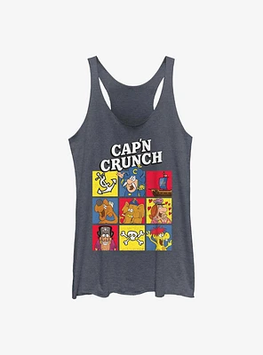 Capn Crunch Happy Crew Girls Raw Edge Tank