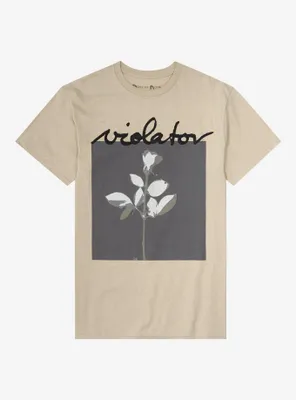 Depeche Mode Violator Puff Print Boyfriend Fit Girls T-Shirt